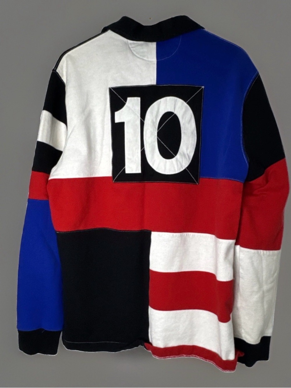 Polo Ralph Lauren Special Edition USA Colorblock Rugby Shirt Big Pony XL - Picture 2 of 10